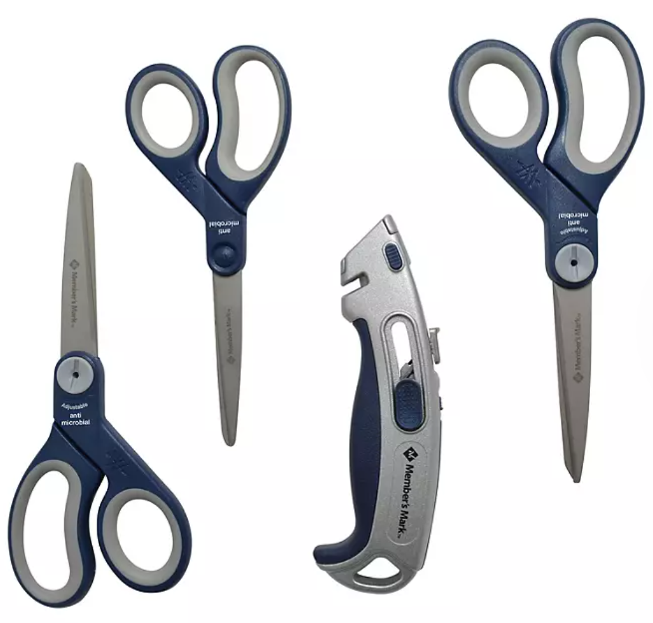 Set de 4 piezas: 2 tijeras de 8 Set de 4 piezas: 2 tijeras de 8